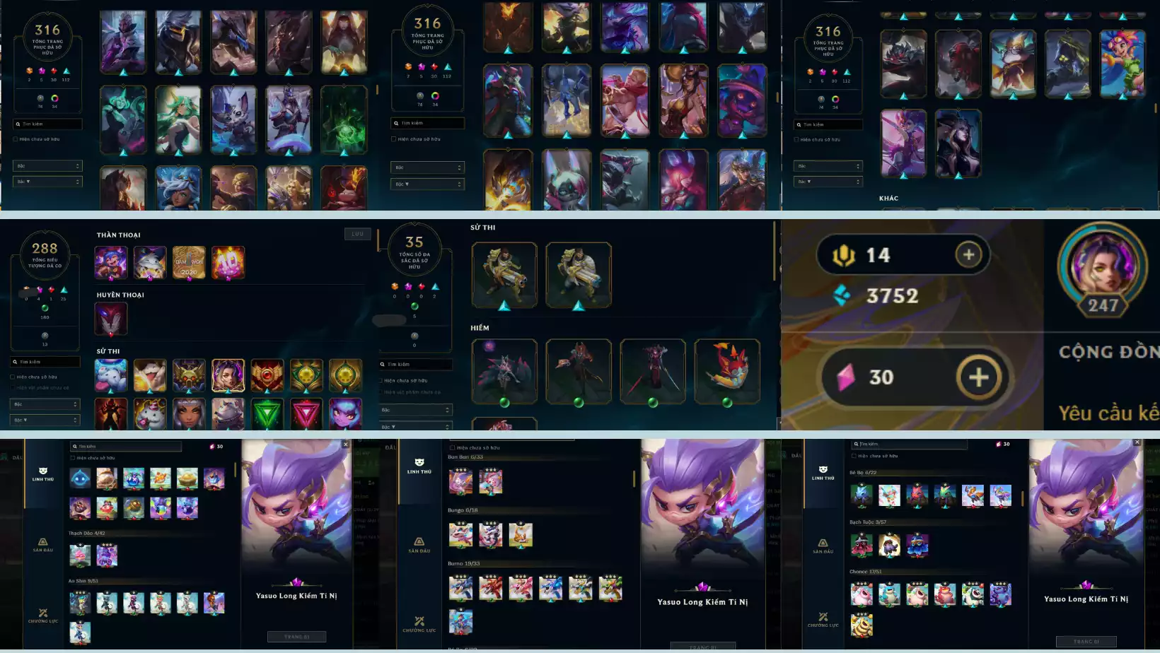 Ảnh ACC CHUYÊN TFT VÀ 5VS5 IRELIA THÁNH KIẾM VÀ YASUO HUYỄN LONG,HỘ VỆ NHÂM DẦN VÀ KAISA  TÍ NỊ 11 SÂN ĐỎ 55 PET 3 SAO 99 CHƯỞNG LỰC 316 SKIN 2 HH 30 ĐỎ 112 SỬ THI LV 247 35 ĐA SẮC  UNLRANK ALL KHUNG CAO THỦ MÙA TRC CÒN ĐỔI TÊN